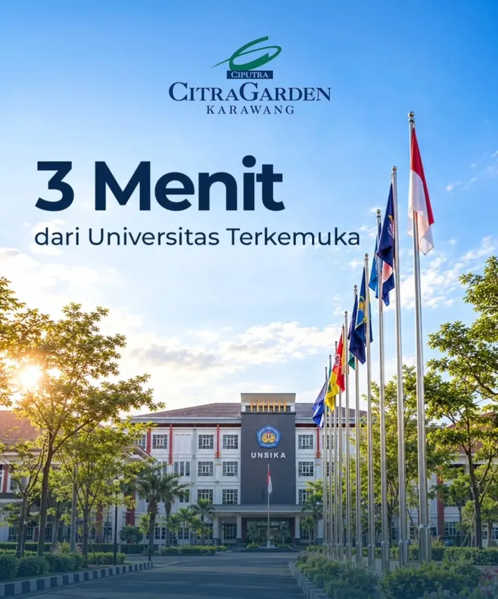 Ilustrasi pengembang: 3 menit dari universitas terkemuka
